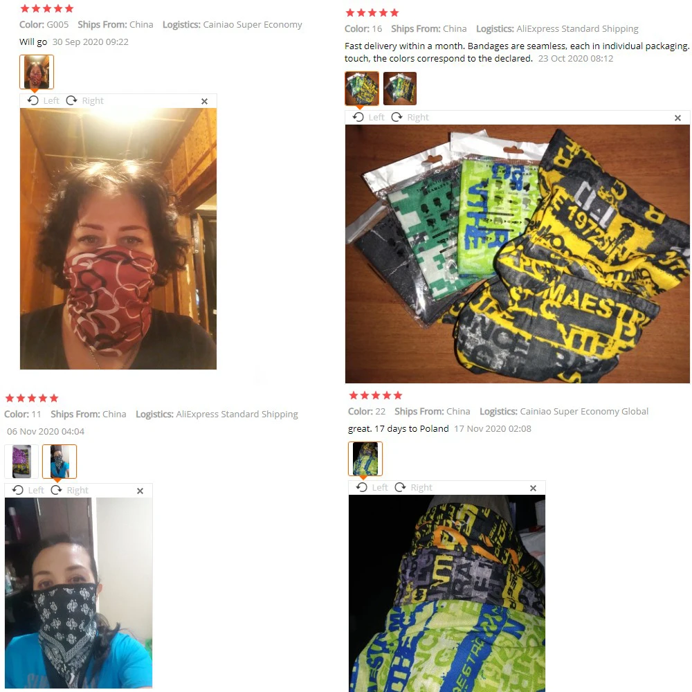 

Men's and women's fashion, neck circumference scarf dustproof movement