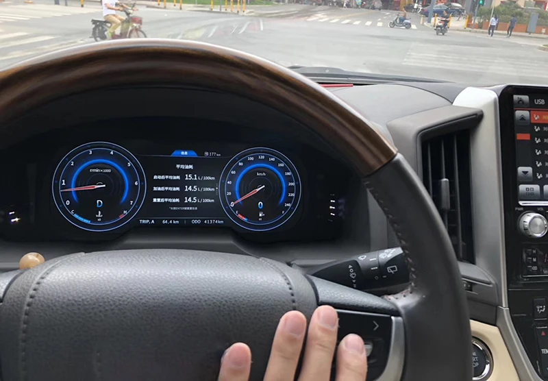 Liandlee панель инструментов Замена приборной панели развлечения Android системы для Toyota Land Cruiser 200 J200 LC200 Roraima