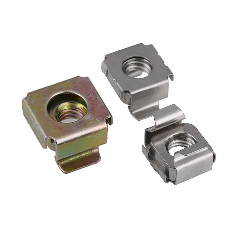 Нержавеющая сталь плавающий гайка металлический гайки железной клетке зажим с