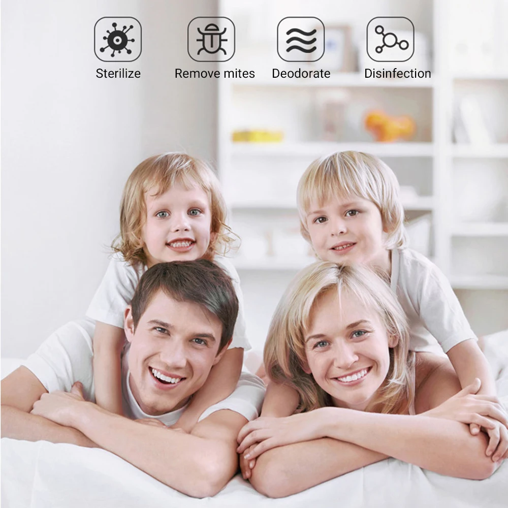 Ультрафиолетовая стерилизационная лампа E27 UVC 36 светодиодов бактерицидная для