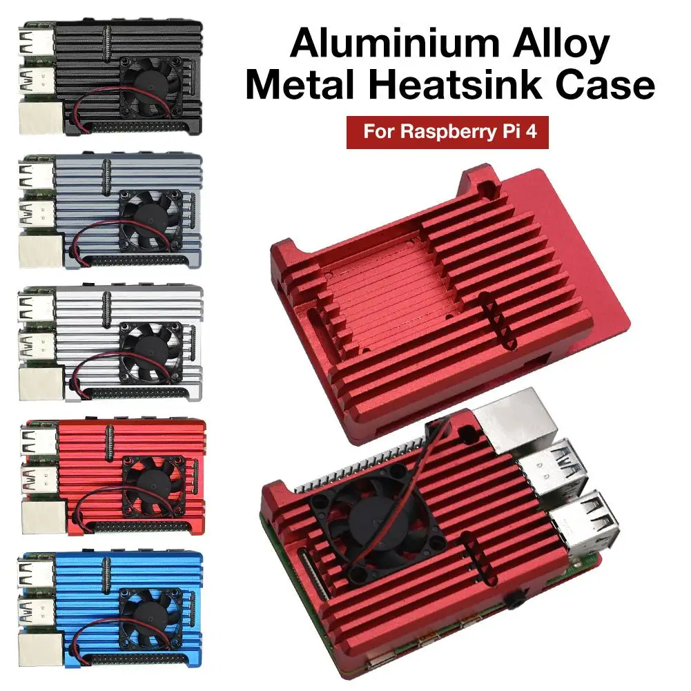 Для Raspberry Pi 4 b тип Алюминий из сплава в виде металлического отведение тепла ЧПУ