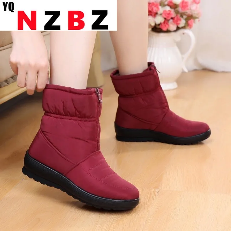 

2022 Winter Boots Women Boots Warm Plush Ankle Boots For Women Snow Boots Winter Shoes Woman Booties Botas Mujer Plus Size 41