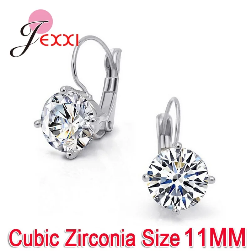 Новые модные дешевые серьги из стерлингового серебра 925 пробы с кубическим