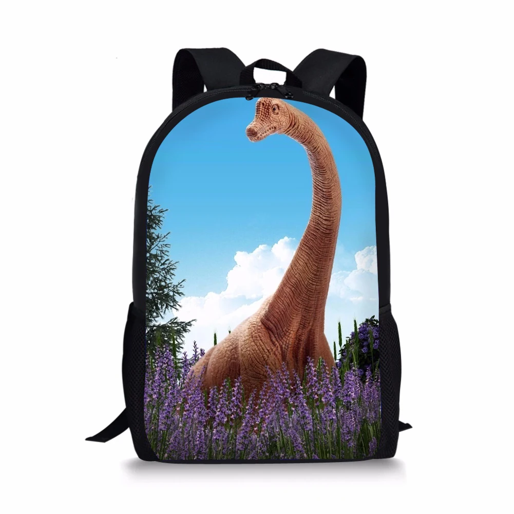 

Art ancient dinosaur animal backpack suitable for little boys and girls children's schoolbag printing 3d backpack