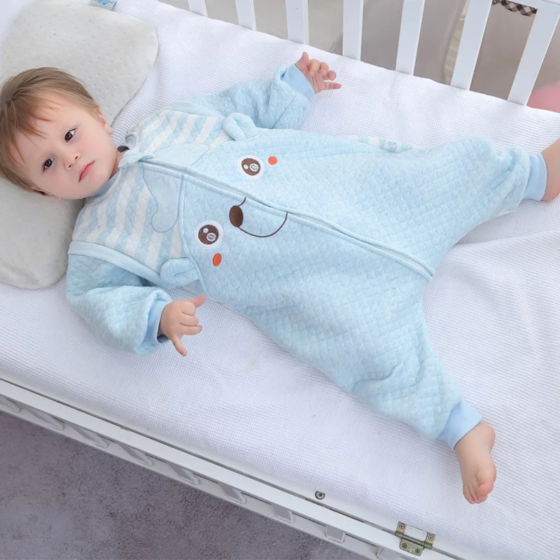 Spring Autumn Baby Sleeping Bags Sacos De Dormir Para Bebé Bamboo Cotton Toddler Sleepsack Cartoon Children Kick Quilt Blanket