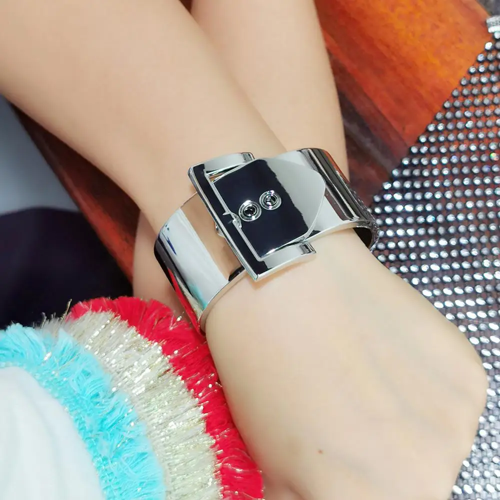 Женский браслет на запястье MANILAI регулируемый из цинкового сплава в стиле панк