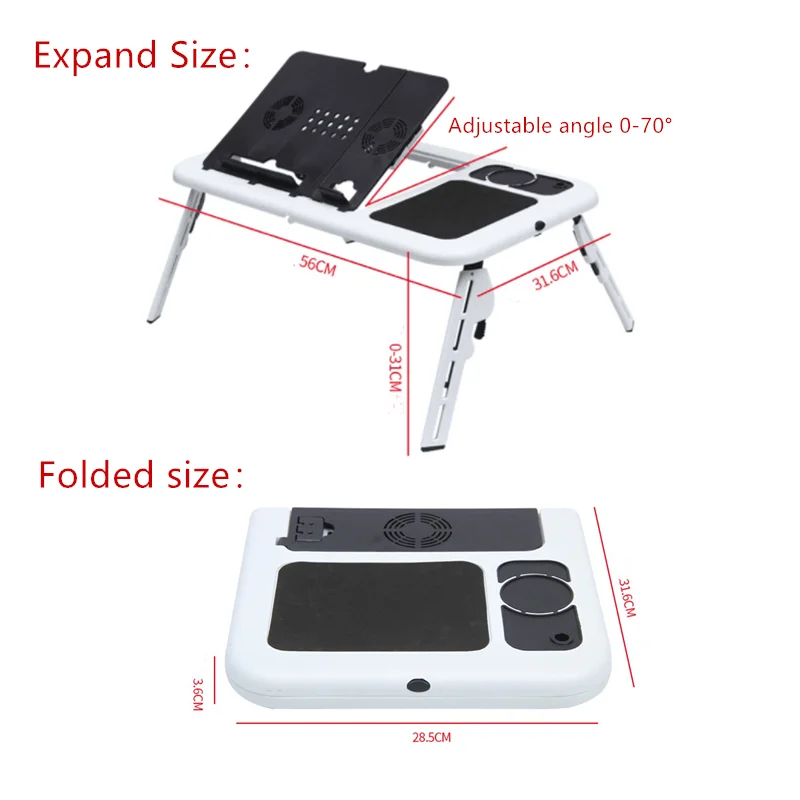 Домашний складной ноутбук стол для кровати и дивана столик поднос стола