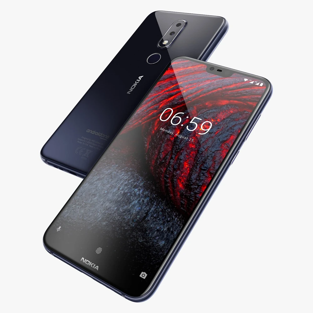 unlocked nokia 6 1 plus x6 dual sim mobile phone 5 8 4gb ram 64gb rom snapdragon 636 octa core fingerprint android smartphone free global shipping