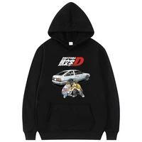 anime initial d fujiwara tofu shop ae86 graphics print hoodie men women fashion losoe hoodies man casual oversized sweatshirt
