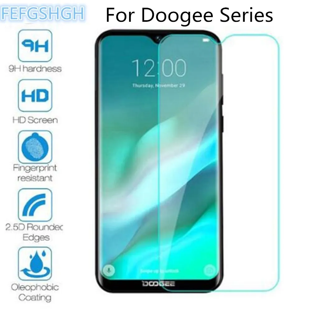 2 шт. закаленное Стекло Для Doogee S40 S50 S60 S70 S80 S90 Lite X90L X11 Y8 Y8C Y7 N10 Экран защитная плёнка для НУА Вэй