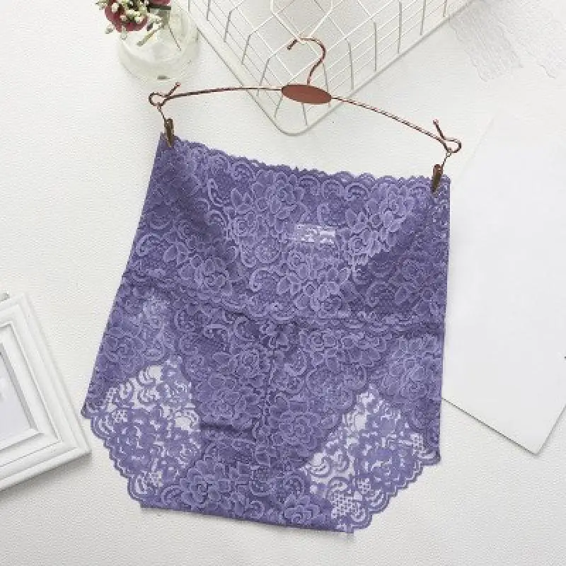 Женские трусики с высокой талией прозрачное хлопковое дышащее сексуальное