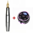 Машинка для перманентного макияжа, ротационный татуировочный пистолет с мощными эффектами для бровей, губ, кожи головы и картриджа, с иглами