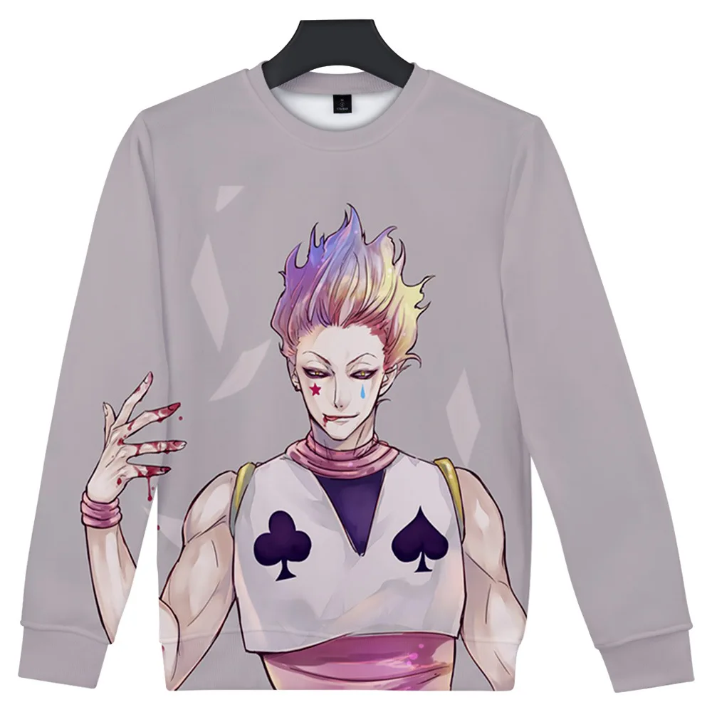 

Hisoka Funny Hoodie Anime HXH Hunter X Hunter 3D Hoodies for Women Men Long Sleeve Pullover Crewneck Sweatshirt Casual Tracksuit