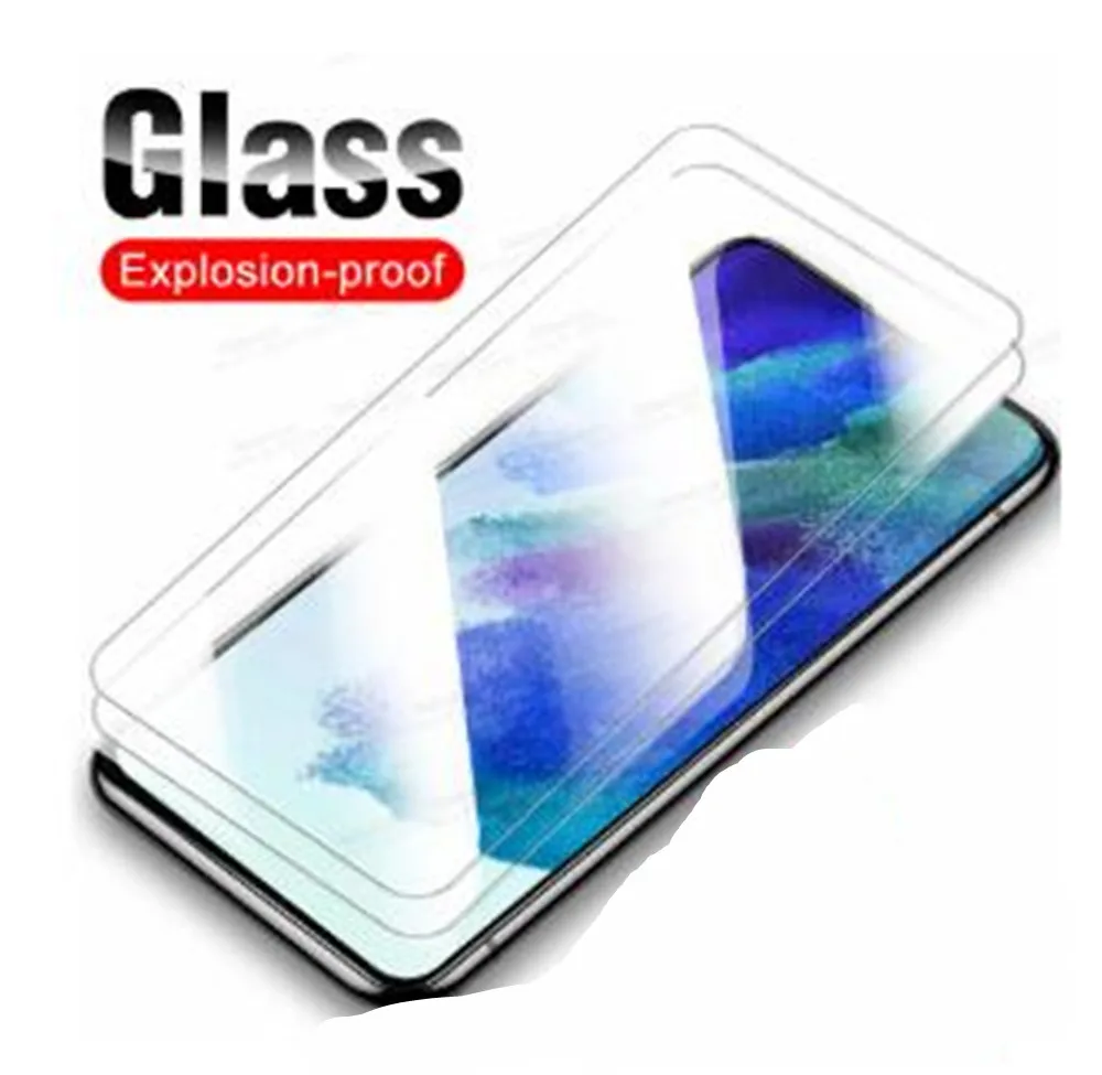 

For Samsung Galaxy S21 FE Glass Tempered Glass S21FE S 21 Fan Edition SM-G990B 6.41" Screen Protector Protective Cover Film