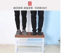 the new color shoe cabinet ultra thin household can sit on the door of the house can sit on the leather shoe rack