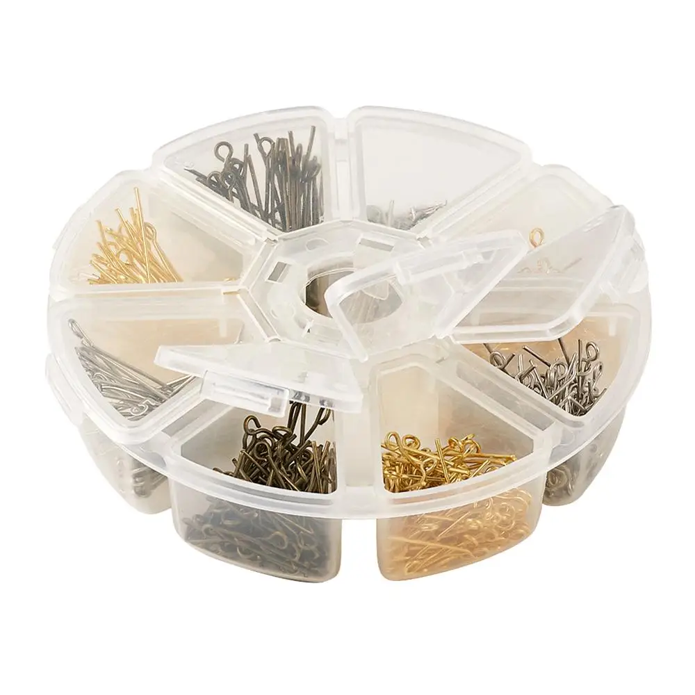 Булавки с открытыми глазами для бижутерии 3 цвета 16/20/30 мм | Украшения и аксессуары