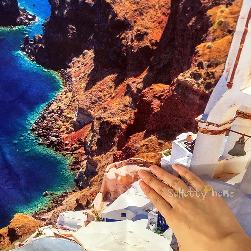 Большой гобелен, красивые морские пейзажи, настенные подвесные гобелены, домашний декор, Прямоугольная стена для спальни, художественный гобелен