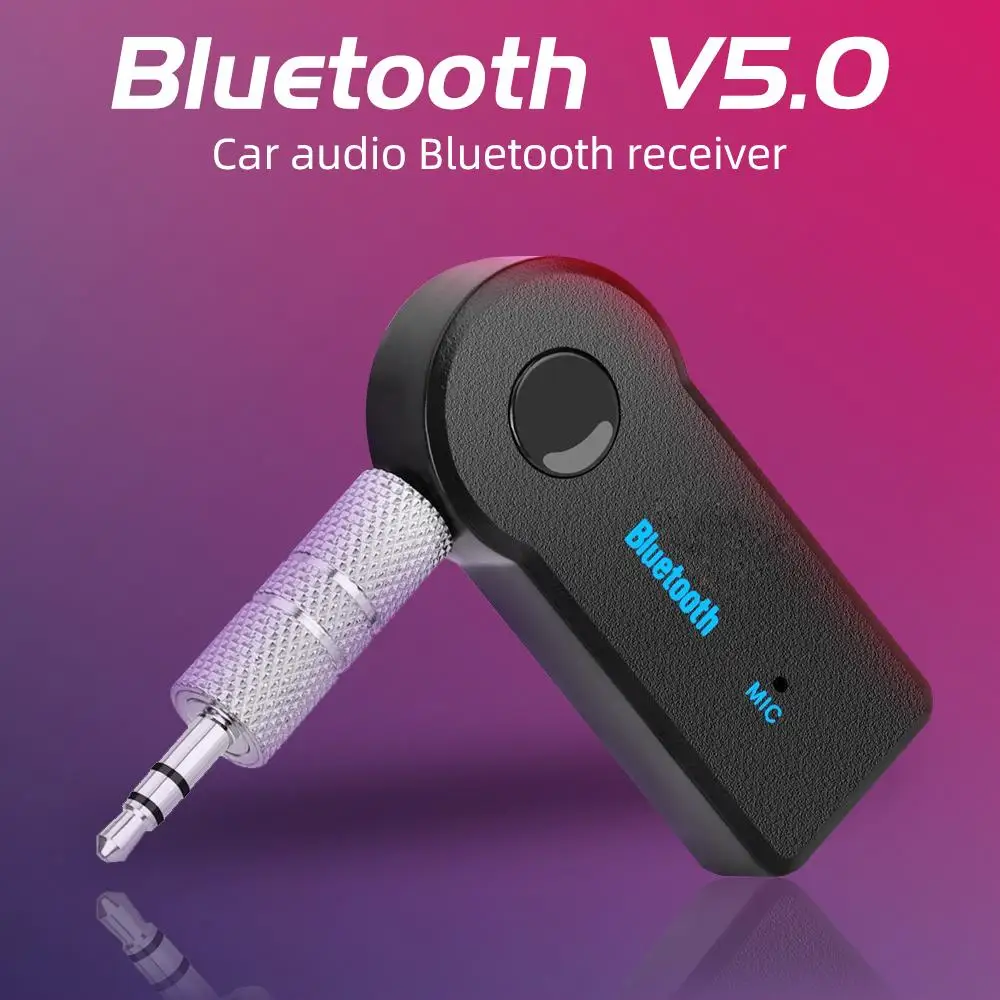 

2 in 1 Wireless Bluetooth 5.0 Receiver Transmitter Adapter 3.5mm Jack For Car Music Audio Aux A2dp Headphone Reciever Handsfree