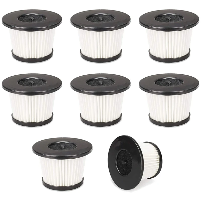 

8-Sets HEPA Filter Replacement, Vacuum Dust Filters for MOOSOO K24 Cordless Stick Vacuum Cleaner