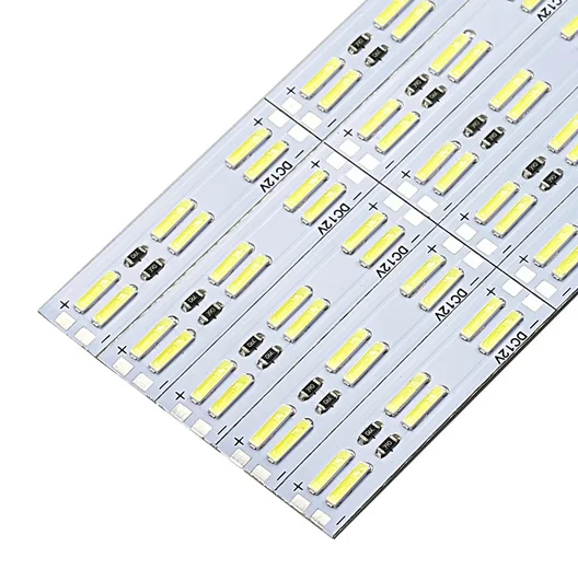 120 светодиодов/м SMD 8520 светодиодные полосы двухрядные корейский чип SMD8520 50 см