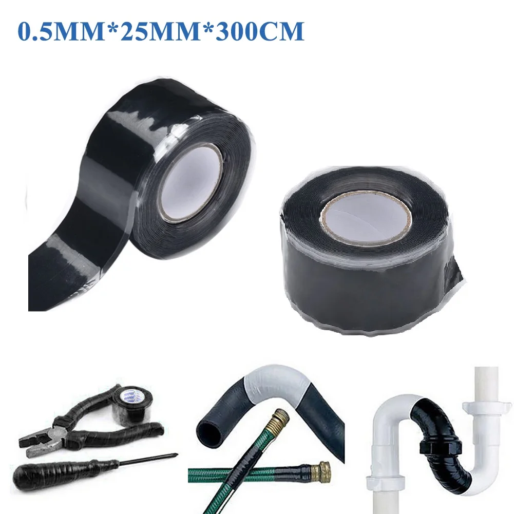 

Repair Silicone Tape Pipe Repair tape Leak Pipe Repair Repairing tool Practical DIY