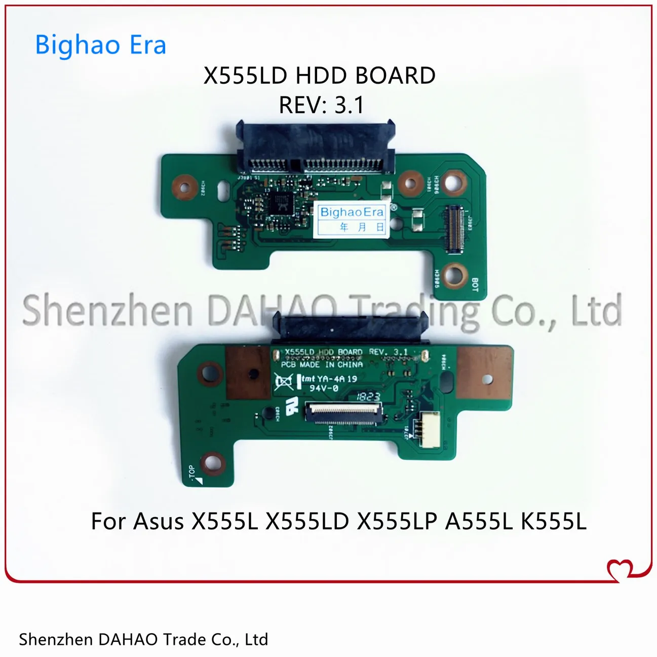 

X555LD HDD BOARD REV: 3.1 For Asus X555L X555LD X555LP A555L K555L HDD Hard Disk Drive Board 100% Original (Not Support REV:3.6)