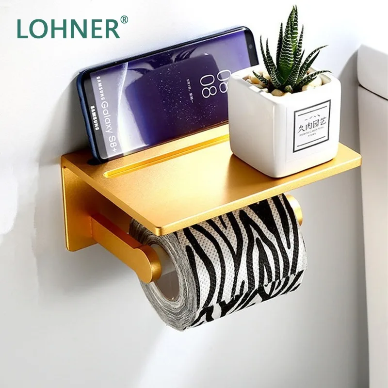 

Коробка для туалетных рулонов Lohner, держатель для бумажных полотенец без отверстий, креативный стеллаж для хранения, органайзер для ванной к...