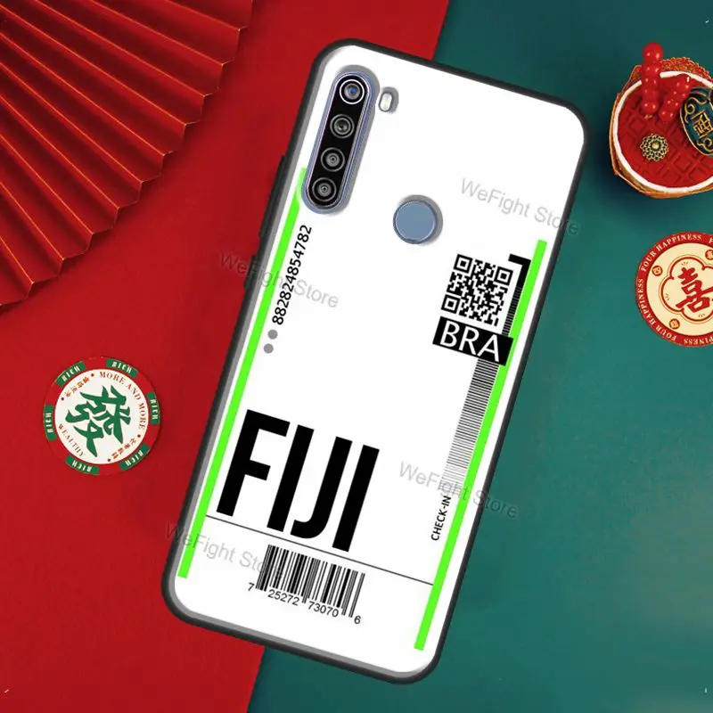 Чехол-этикетка для путешествий с билетом на авиаперевозки Xiaomi Redmi Note 9 Pro 9S 8T 7 8