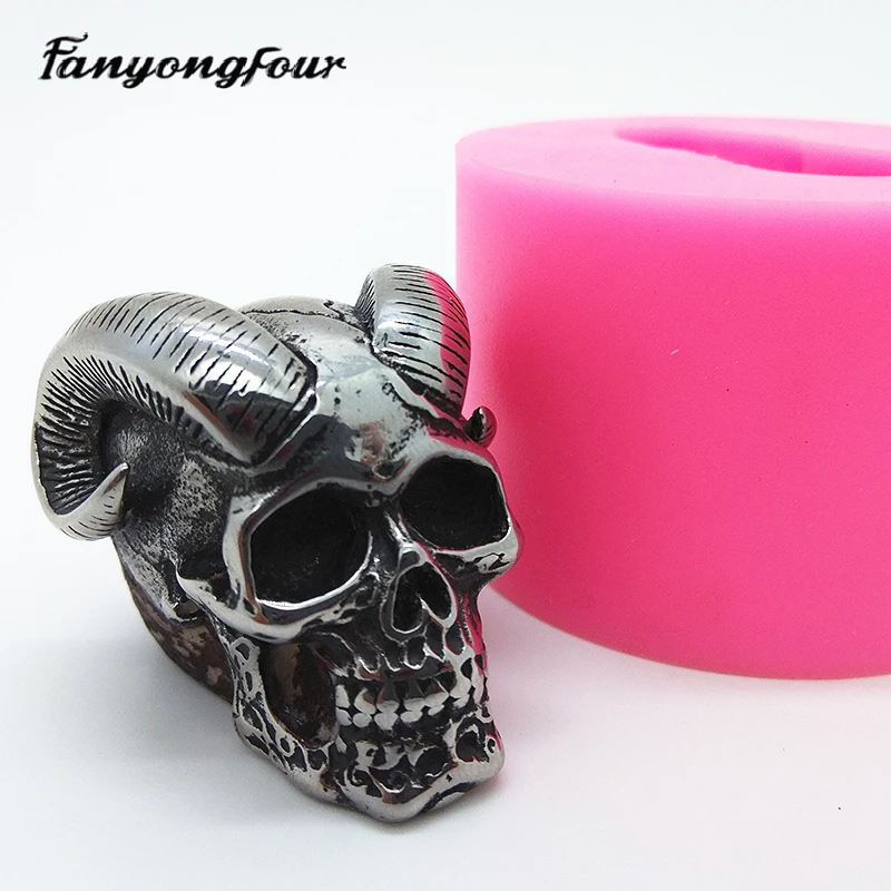 Новинка! Коготь 3D череп голова силиконовая форма для выпечки Форма торта с