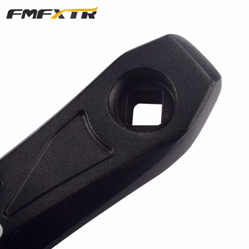 Горный велосипедный кареточный вал из алюминиевого сплава 170 мм, квадратное отверстие левой и правой ноги, сменная однотарная пластина, аксессуары.