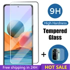 Защитная пленка для экрана 2 в 1 для Xiaomi Redmi Note 10 10S 9S 9 9T pro Max 5G, пленка для объектива из закаленного стекла для Redmi K40 K30 Pro Plus Ultra