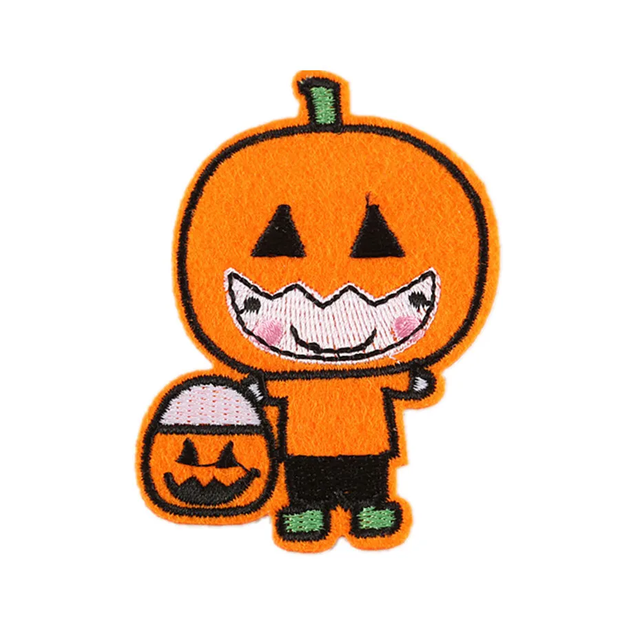 

Customizable Wholesale Embroidered Patch Halloween Element Patch Shoes and Hats Bag Clothing Accessories