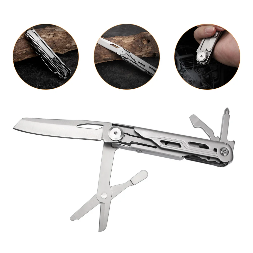 

1pc Auto Emergency Multi-tool Car Survival Hammer Compact Screw Scissors Tool