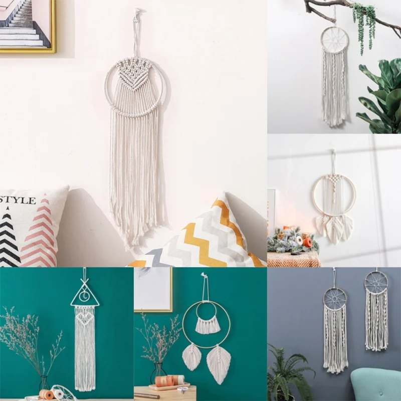

nordic dream net tapestry room decoration home decor handmade dream nets macrame gift dreamnet 2020 hot