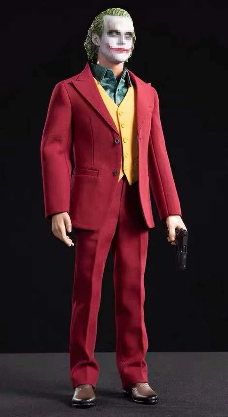 Collection 1/6 Joker Suit Set Comedian Clown Joaquin Toy Center CEN-M13 Exclusive Red Clothes Accessory | Игрушки и хобби