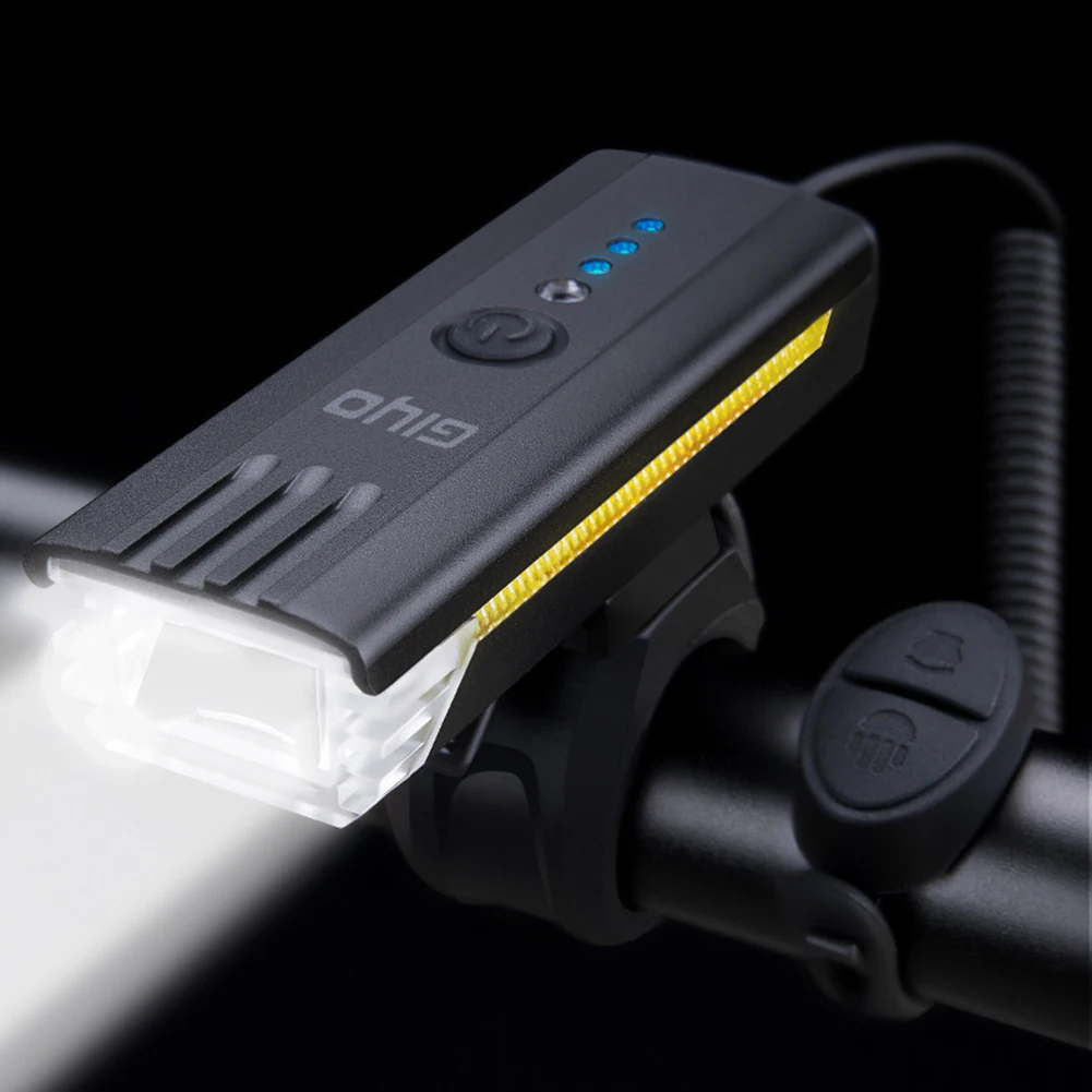 

Waterproof Bicycle Front Lights with Bell Headlamp USB Rechargeable MTB Bike LED Headlights Night Riding Cycling Accessories
