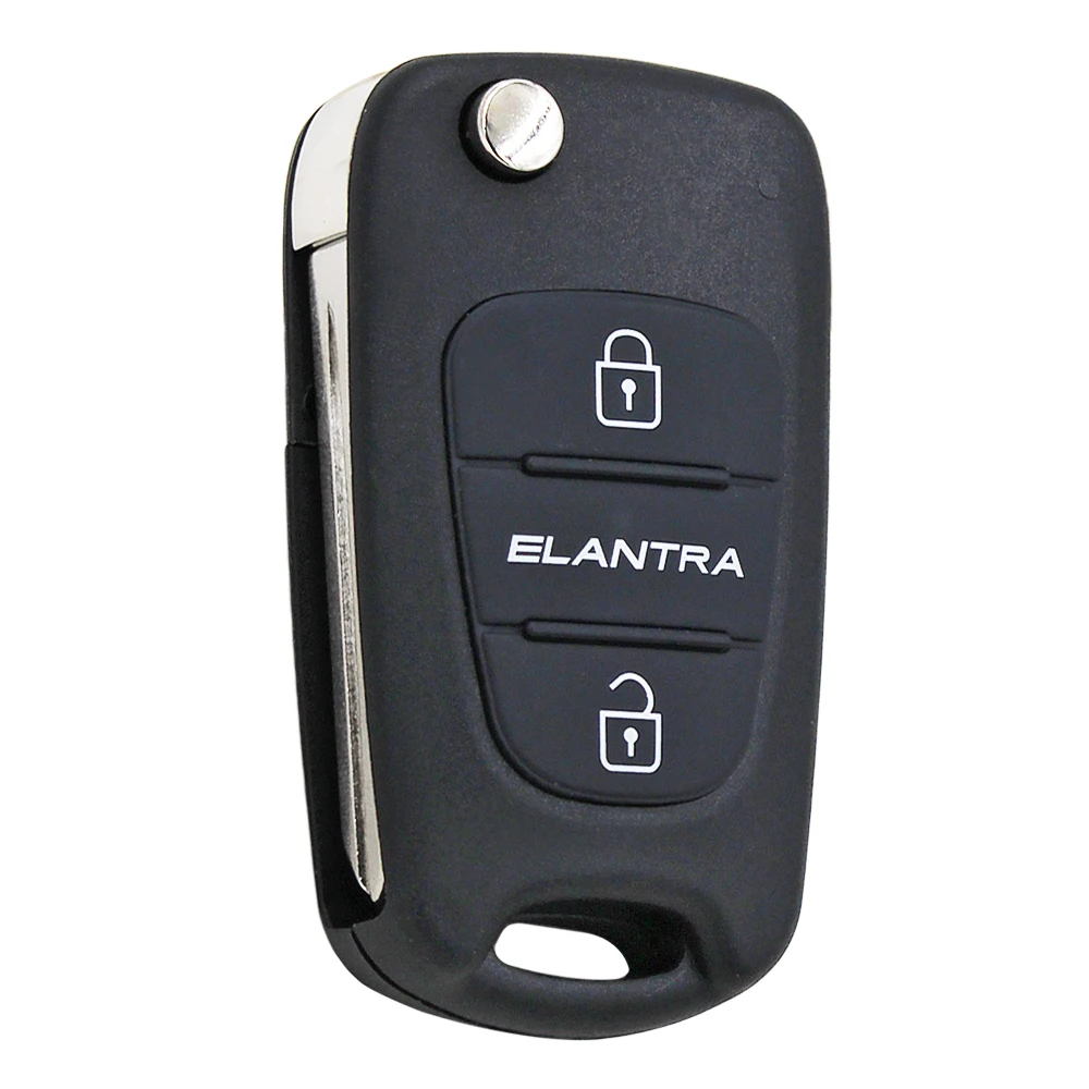 3 кнопки Складной Дистанционный Автомобильный ключ чехол Корпус для Hyundai Accent Verna