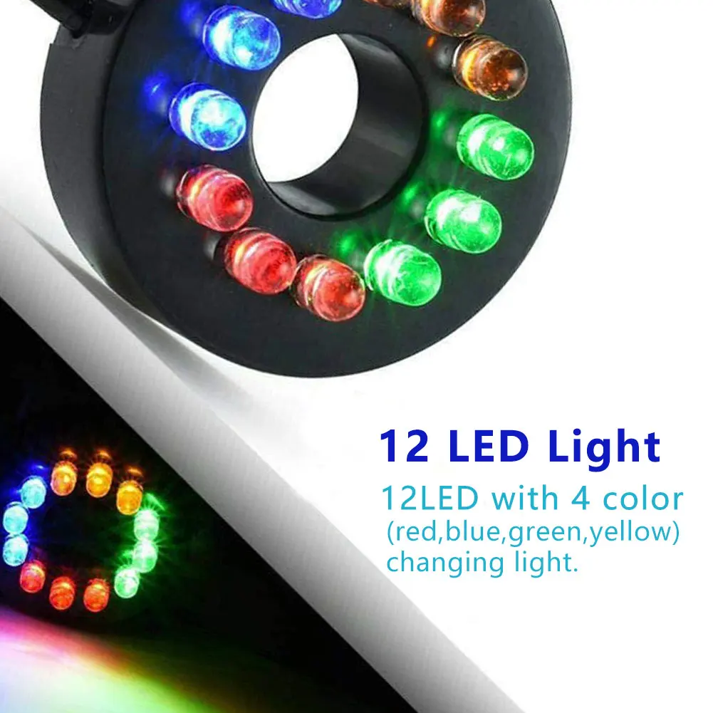 СВЕТОДИОДНЫЙ Электрический мини-водяной насос с красочными огнями для улицы