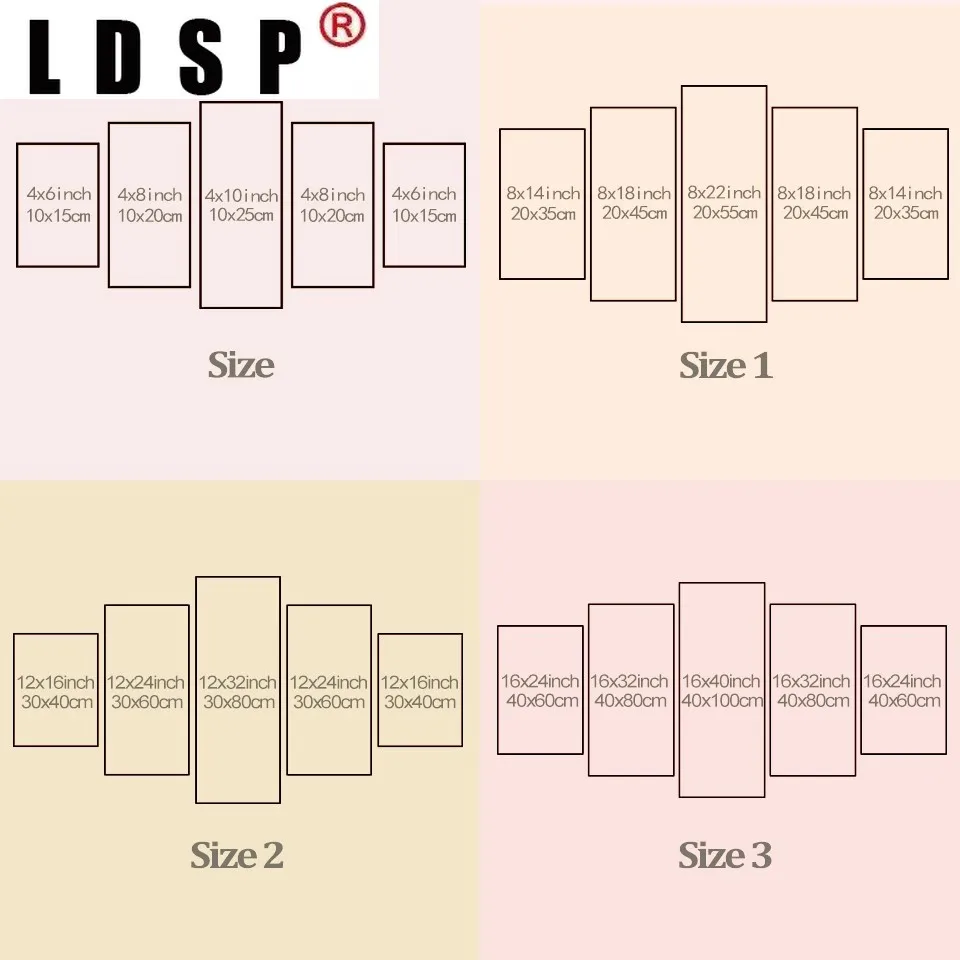 Древний декор для дома модульная картина из холста 5 частей Elder Scrolls V Skyrim Игровой постер на стену.