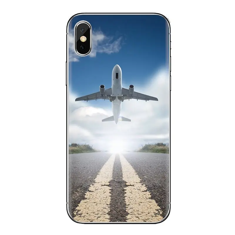 Для samsung Galaxy S3 S4 S5 мини S6 S7 край S8 S9 S10 Plus Note 3 4 5 8 9 авиационный самолет fly путешествия