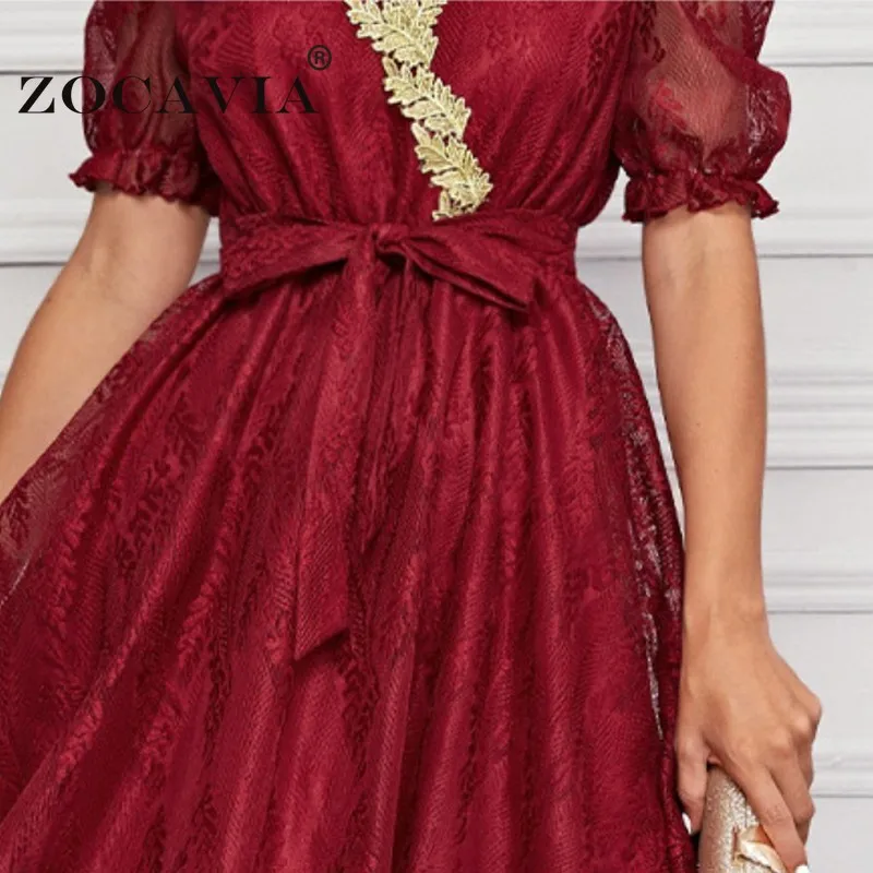 

Vintage Lace Long Dress 2021 Party Dresses Summer Woman Clothes Robe Longue Elegant Dresses for Women Bandage Vestidos De Fiesta