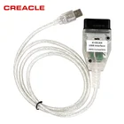 Лучшие кабели CREACLE FT232RQ, печатная плата для стандарта K DCAN K + CAN OBD2, USB-адаптер с чипом FT232RQ, лучше, чем чип FT232RL