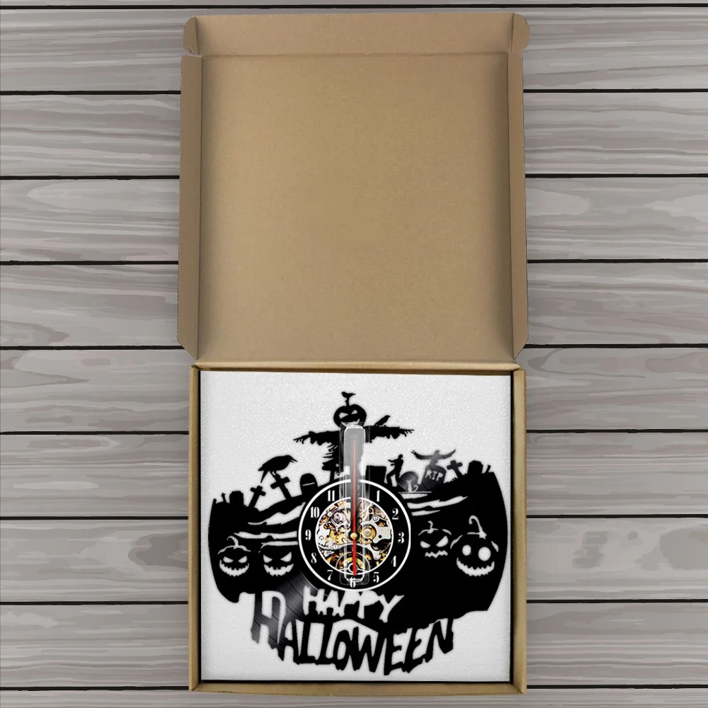 Настенные часы ручной работы с замком Дракулы домашнее украшение на Хэллоуин