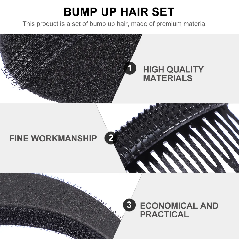 

10pcs Invisible Hair Base Clip Comb Bump It Volume Tool False Hair Pads