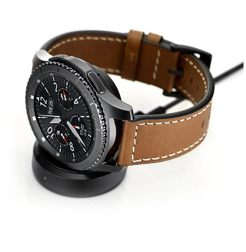 SIKAI беспроводное быстрое зарядное устройство для samsung gear S3 Frontier S2 часы зарядная док-станция для samsung Galaxy Watch 46 мм/42 мм