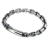 New 100% real pure S925 sterling silver fashion man bracelet 8MM 1