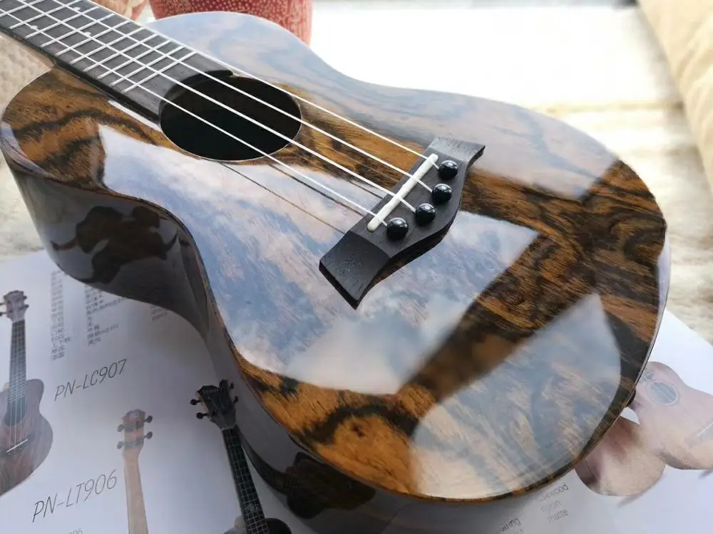 

23 inch full color butterfly four string ukulele light