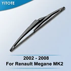 Заднее лезвие стеклоочистителя YITOTE для Renault Megane Hatchback MK2 2002 2003 2004 2005 2006 2007 2008