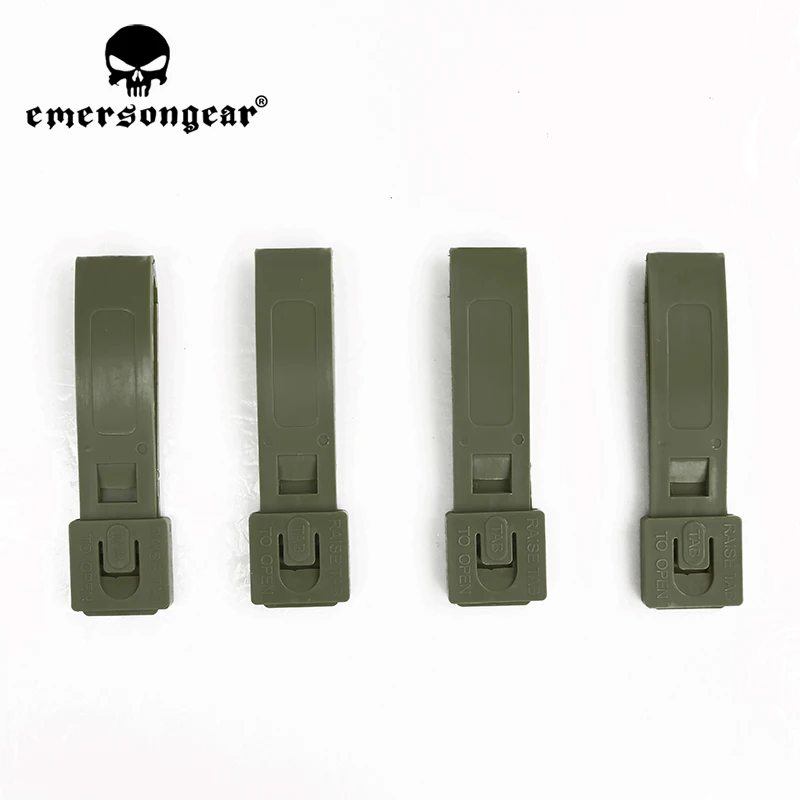 

Emersongear 4 шт./компл. короткий боевой зажим, тактическая сумка, облегченная модульная система переноски снаряжения, короткая версия для охотни...