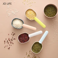 jo life multifunctional kitchen measuring spoon dual use high capacity sugar flour rice scoop with sealing clip kitchen gadget